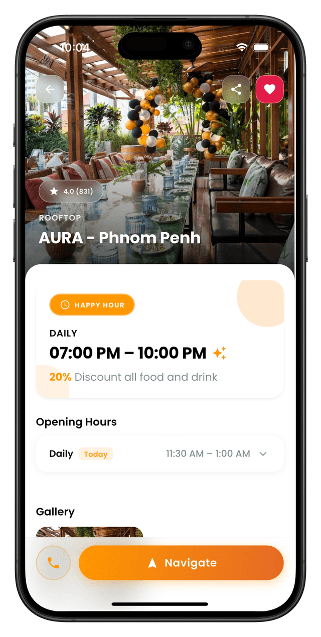 Place details and deal